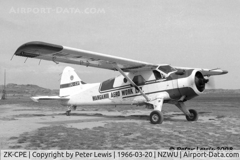ZK-CPE, 1965 De Havilland Canada DHC-2 Beaver C/N 1603, Wanganui Aero Work Ltd., Wanganui