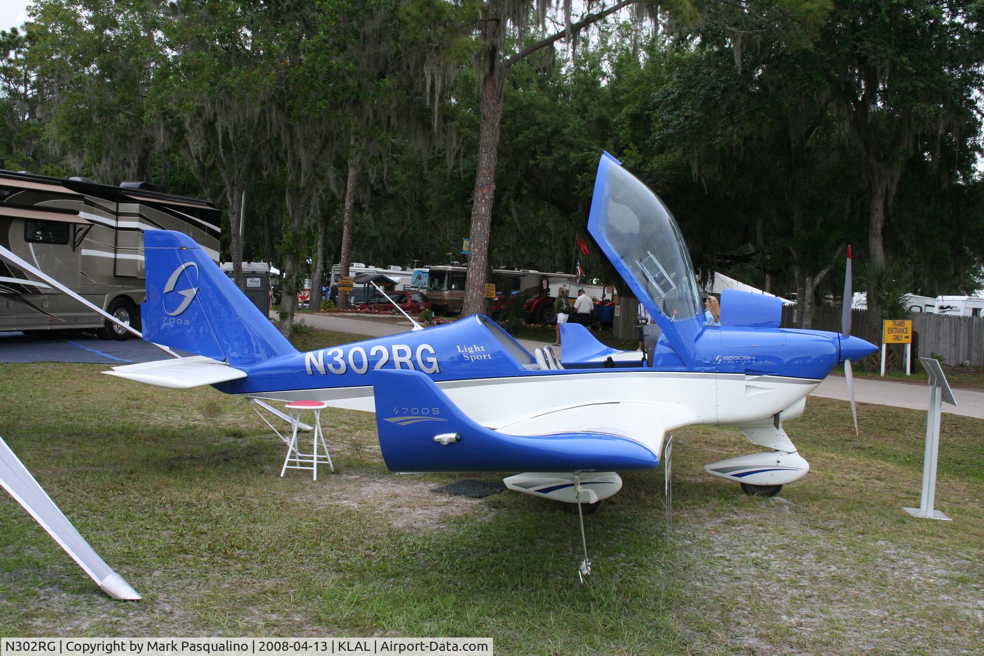 N302RG, 2007 Aero AT-4 LSA C/N AT4-009, AT-4