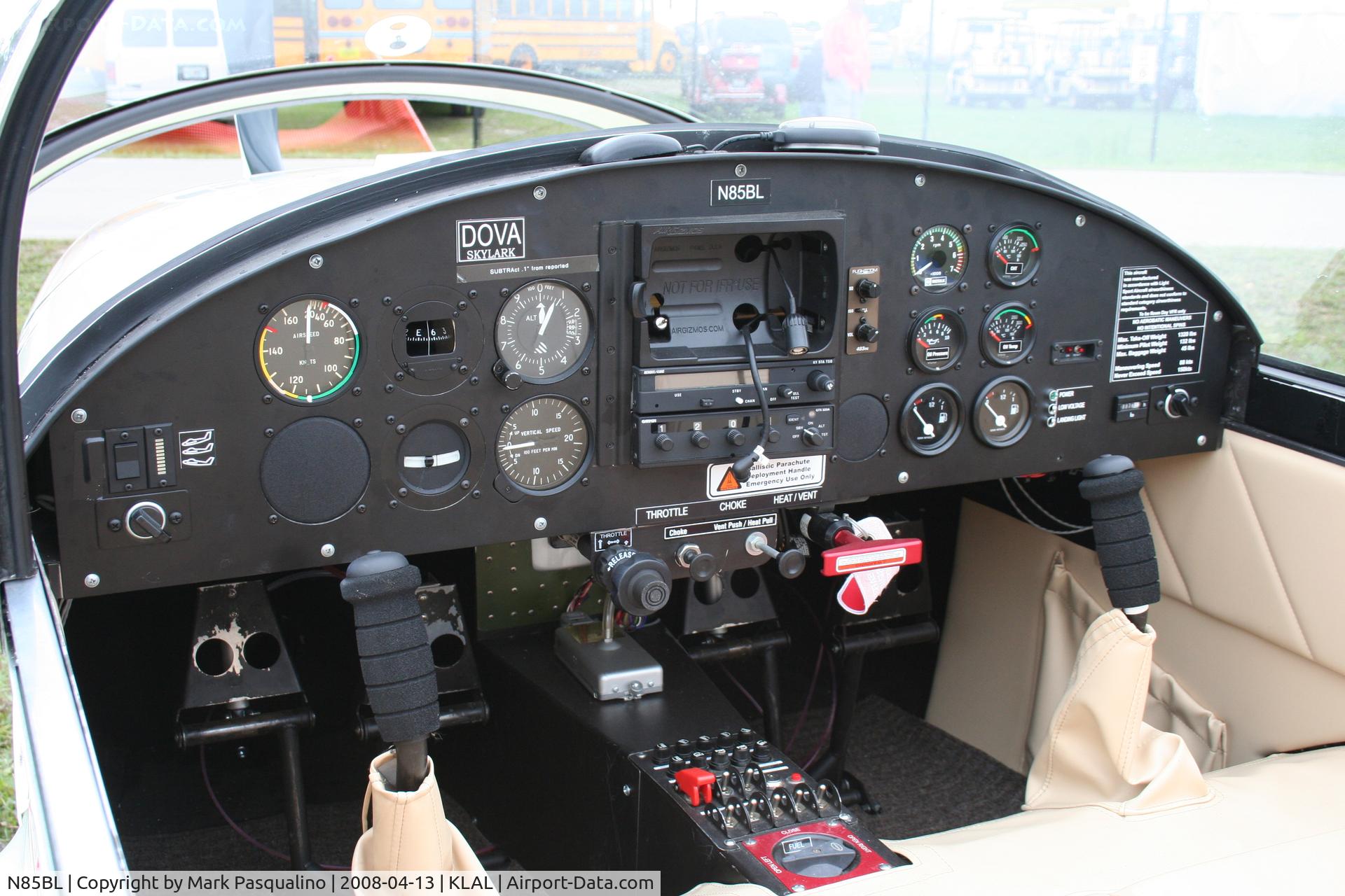 N85BL, 2006 Dova DV-1 Skylark C/N 06/06, DV-1 Skylark