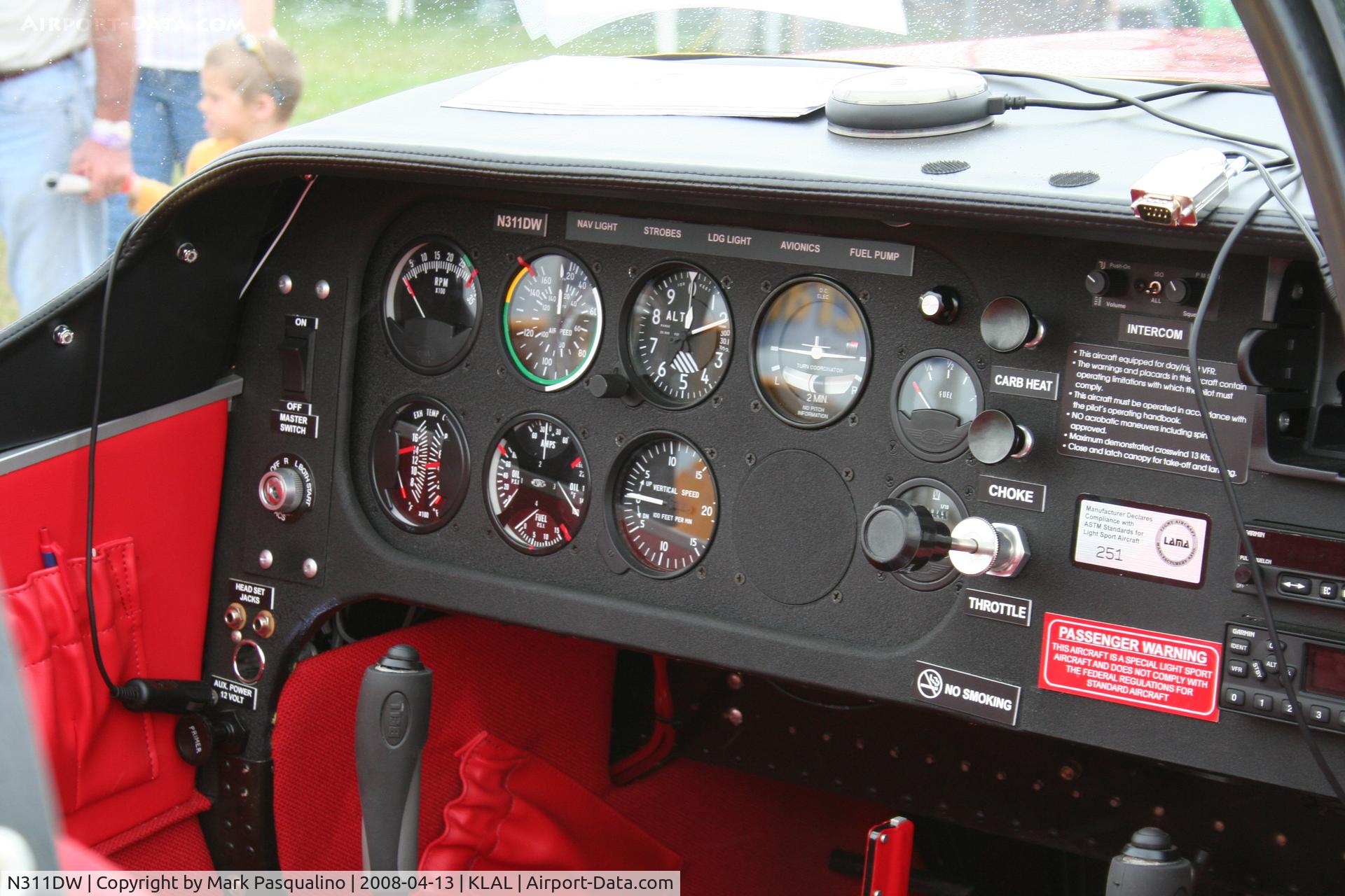 N311DW, 2007 Indus Aviation T-211 Thorpedo C/N 0708D0313, T-211