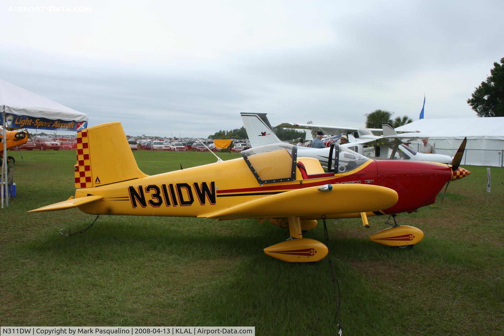 N311DW, 2007 Indus Aviation T-211 Thorpedo C/N 0708D0313, T-211