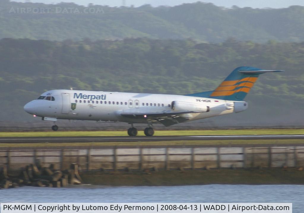PK-MGM, 1983 Fokker F-28-4000 Fellowship C/N 11199, Merpati