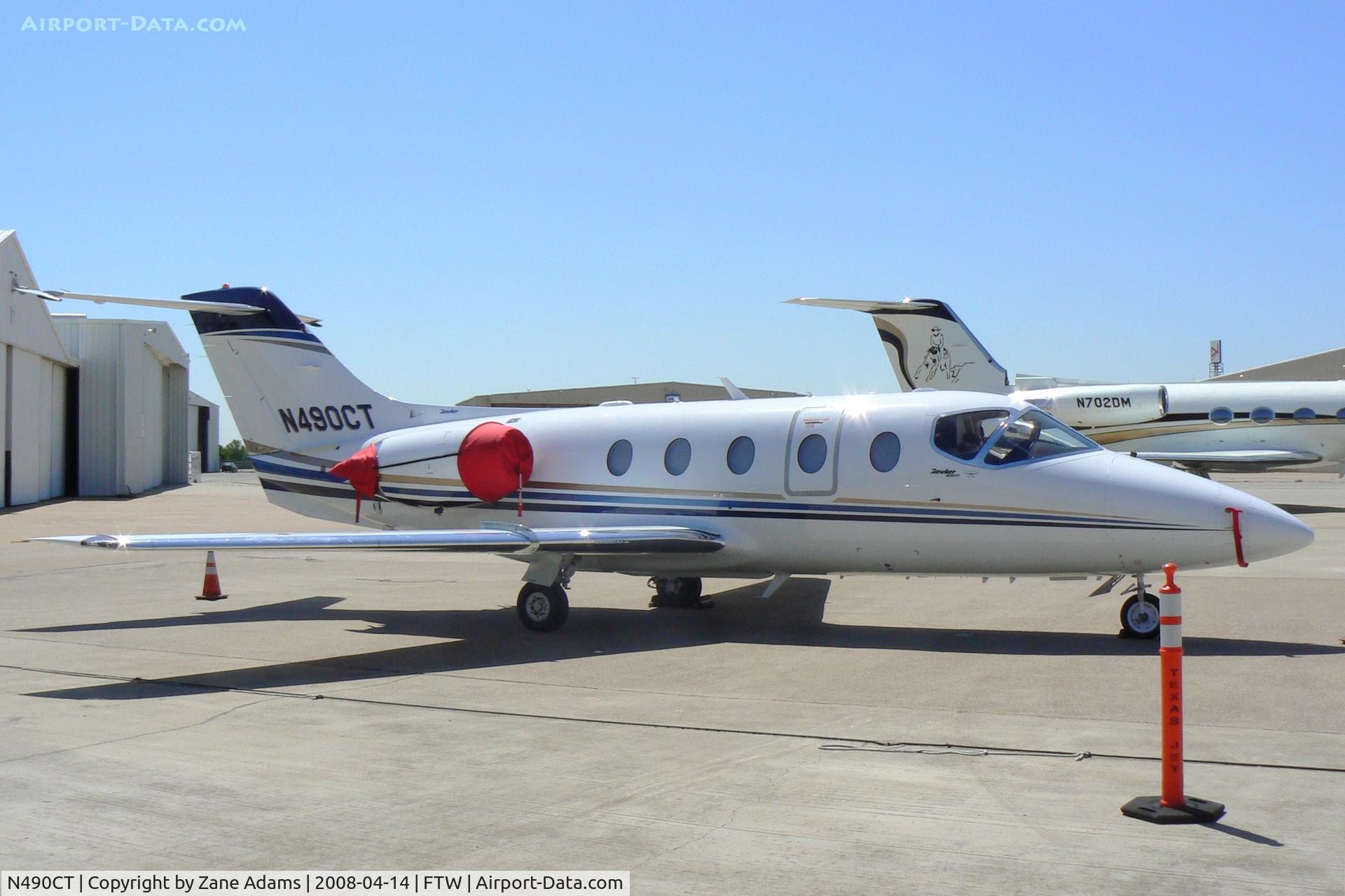 N490CT, 2007 Hawker Beechcraft 400A Beechjet C/N RK-546, At Meacham Field
