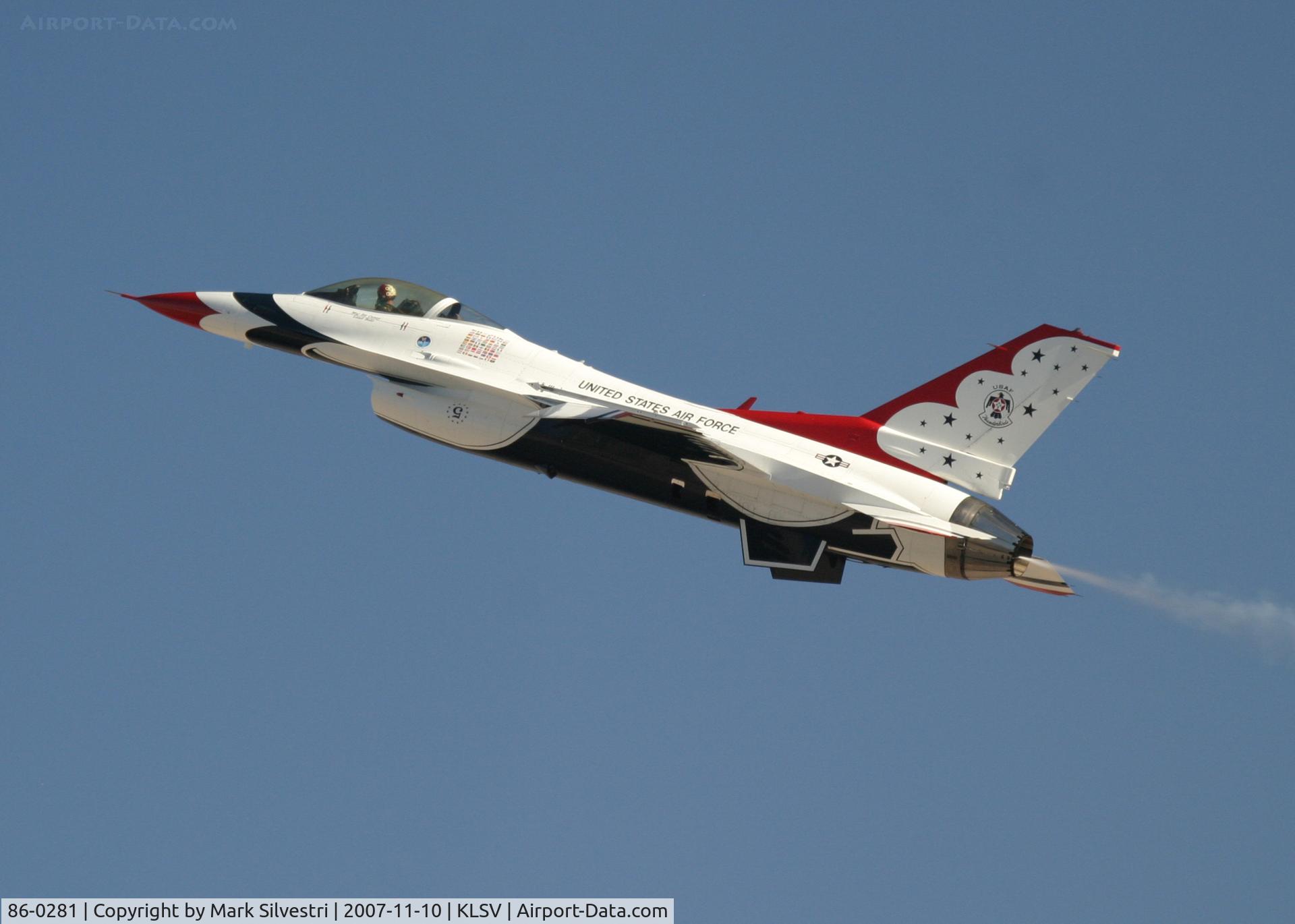 86-0281, 1986 General Dynamics F-16C Fighting Falcon C/N 5C-387, Aviation Nation 2007