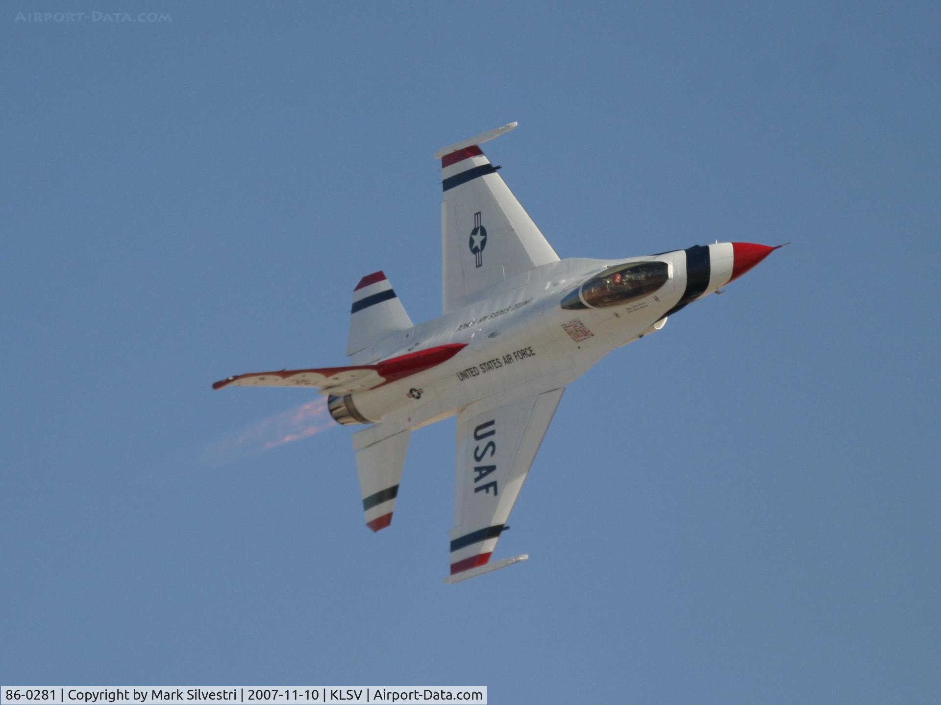 86-0281, 1986 General Dynamics F-16C Fighting Falcon C/N 5C-387, Aviation Nation 2007