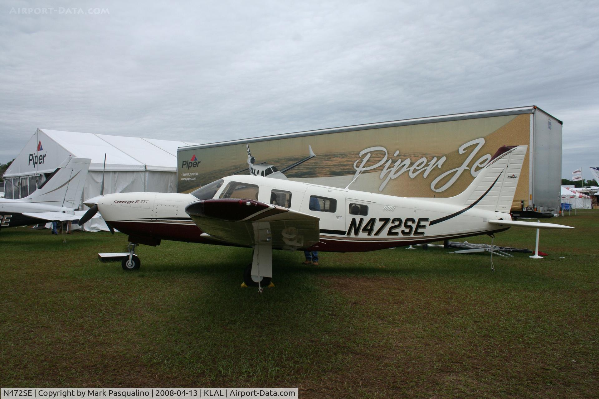 N472SE, 2007 Piper PA-32R-301T Turbo Saratoga C/N 3257472, Piper PA-32R-301T