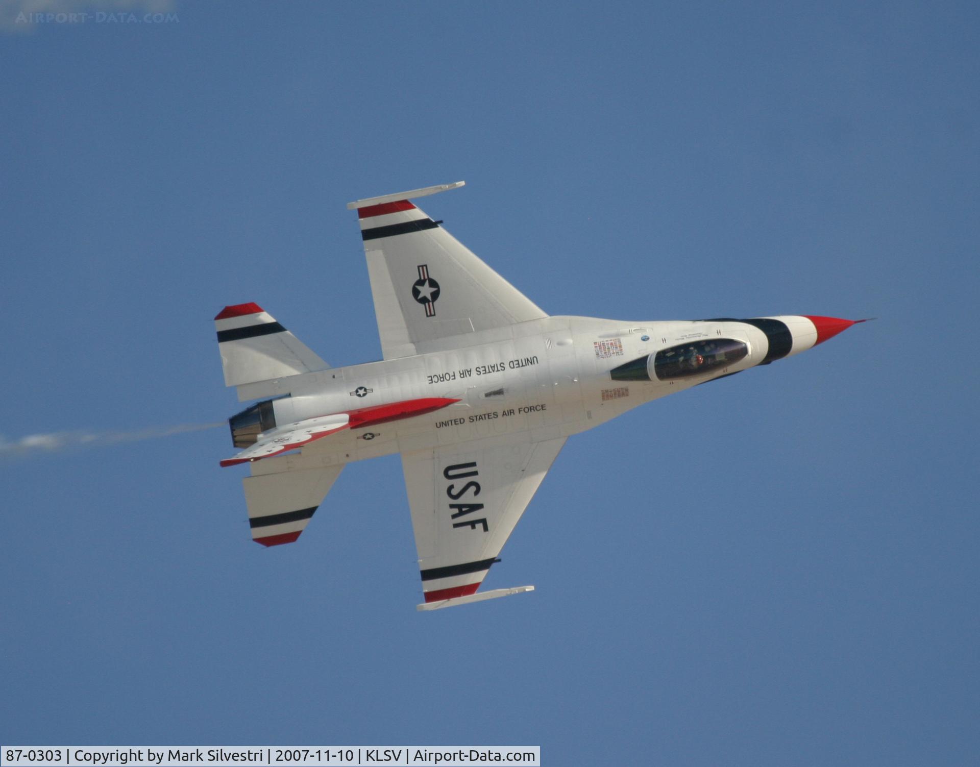 87-0303, 1987 General Dynamics F-16C Fighting Falcon C/N 5C-564, Aviation Nation 2007