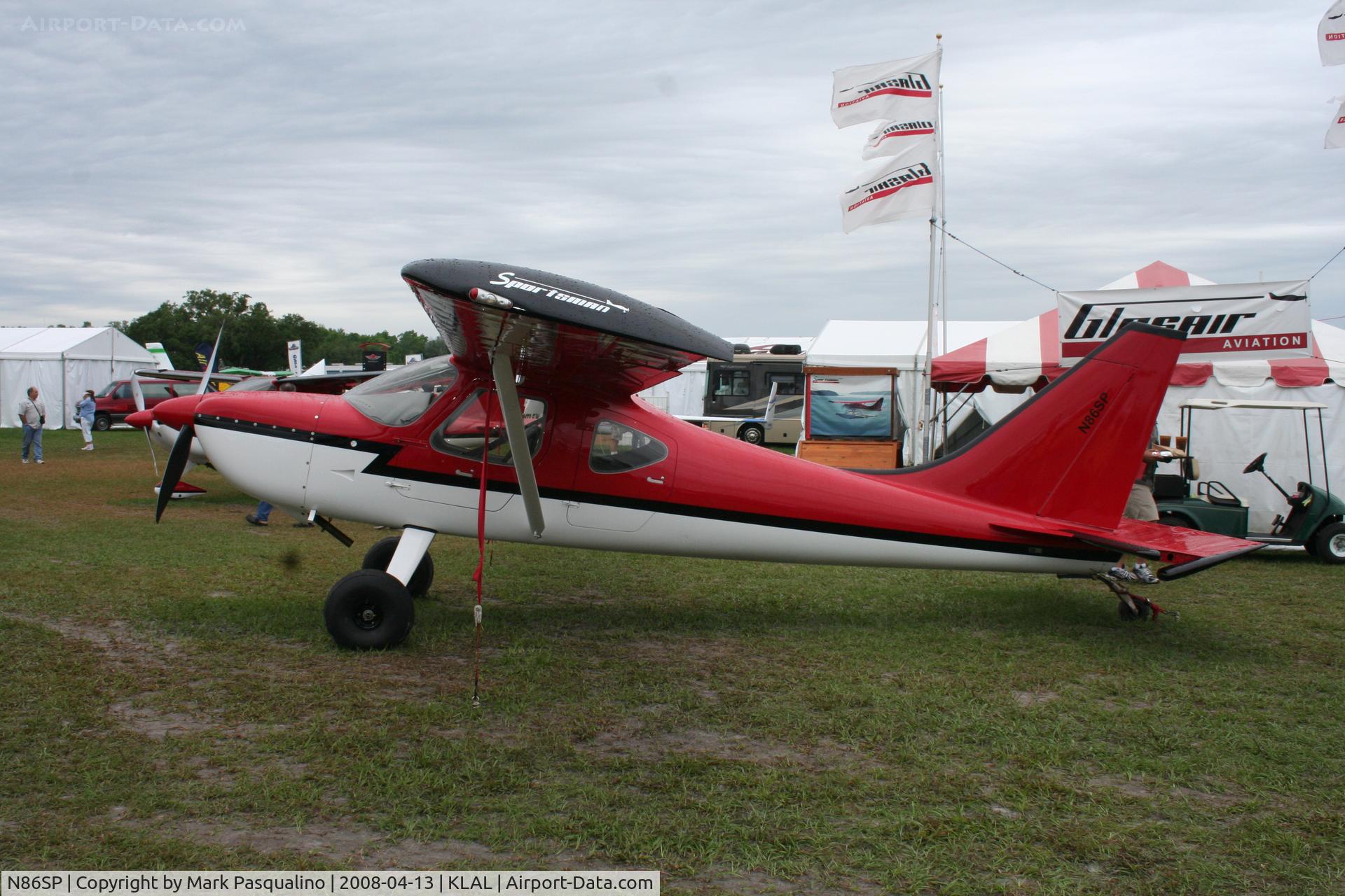 N86SP, 2007 Glasair GS-2 Sportsman C/N 7200, Glasair