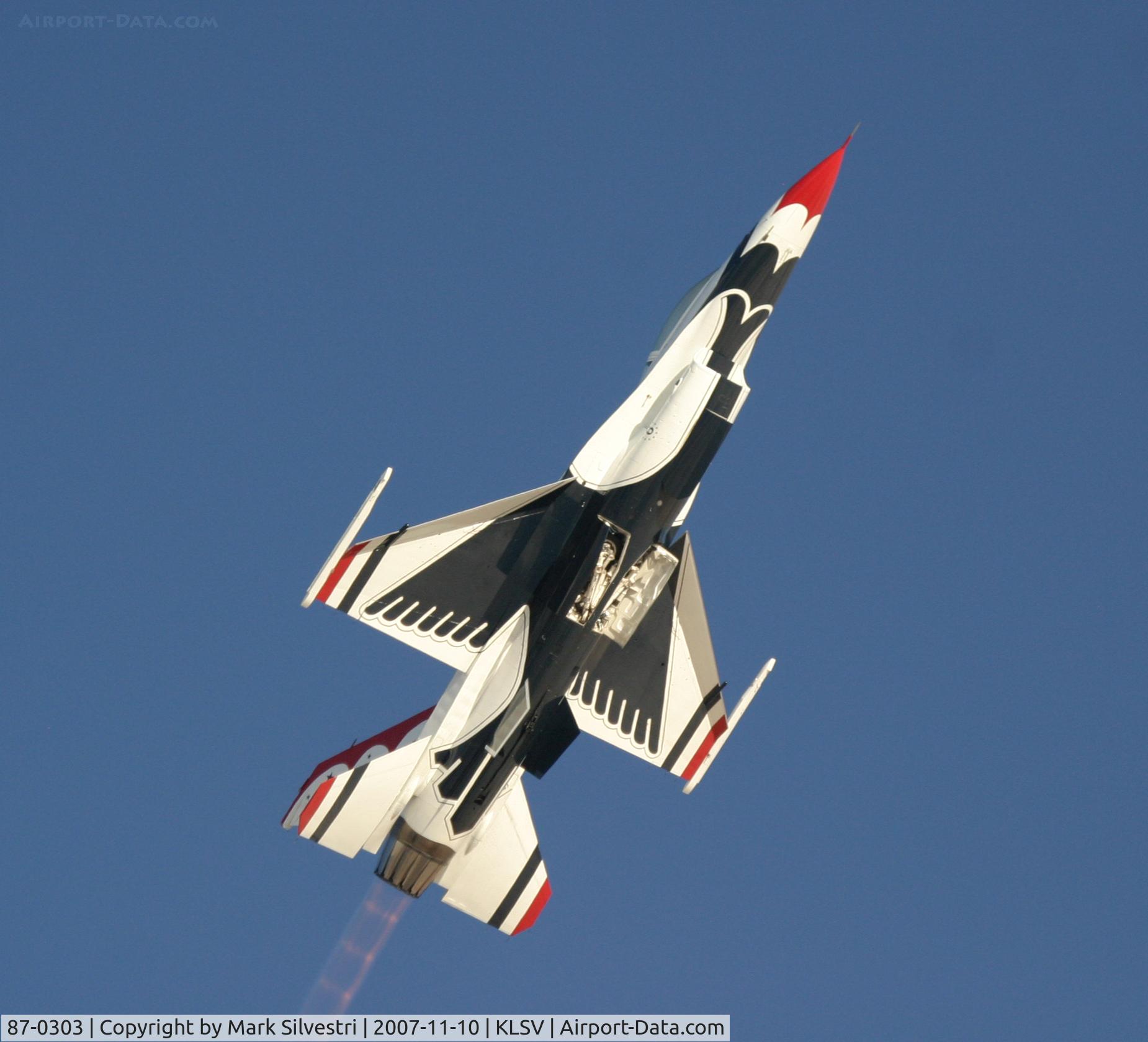 87-0303, 1987 General Dynamics F-16C Fighting Falcon C/N 5C-564, Aviation Nation 2007