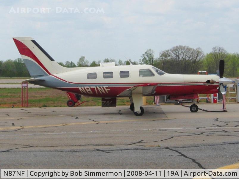 N87NF, 1987 Piper PA-46-310P Malibu C/N 4608099, On the ramp at Jefferson, GA