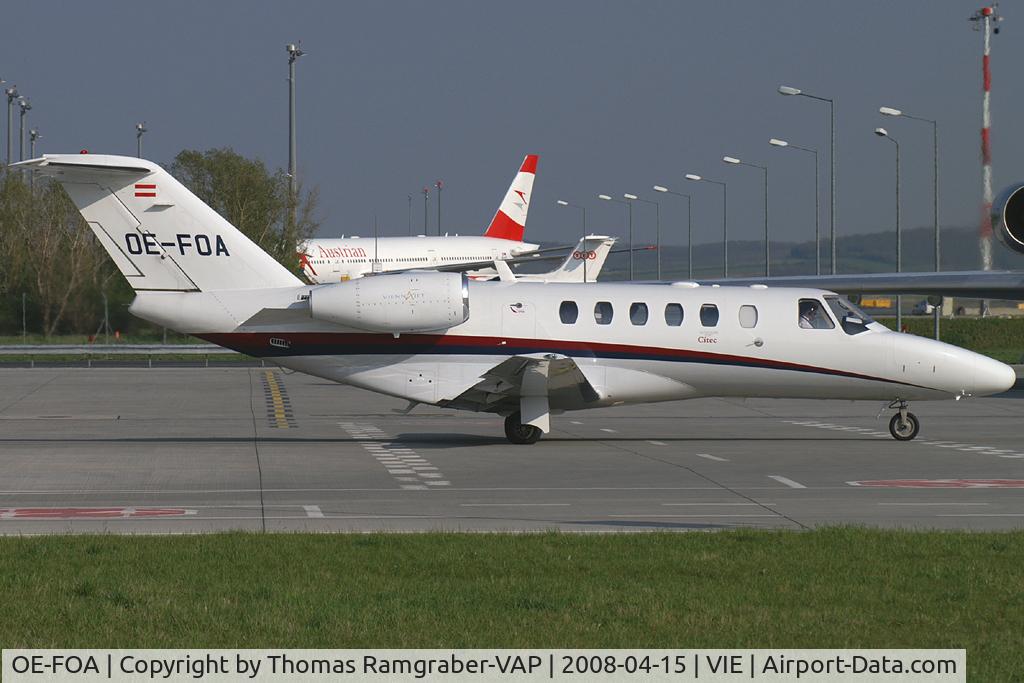 OE-FOA, 2007 Cessna 525A CitationJet CJ2+ C/N 525A-0354, Viennajet Cessna 525A Citationjet 2
