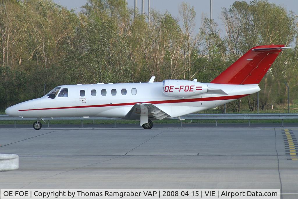 OE-FOE, 2007 Cessna Citation CJ2+ C/N 525A0375, Avcon Jet AG Cessna 525A Citationjet 2