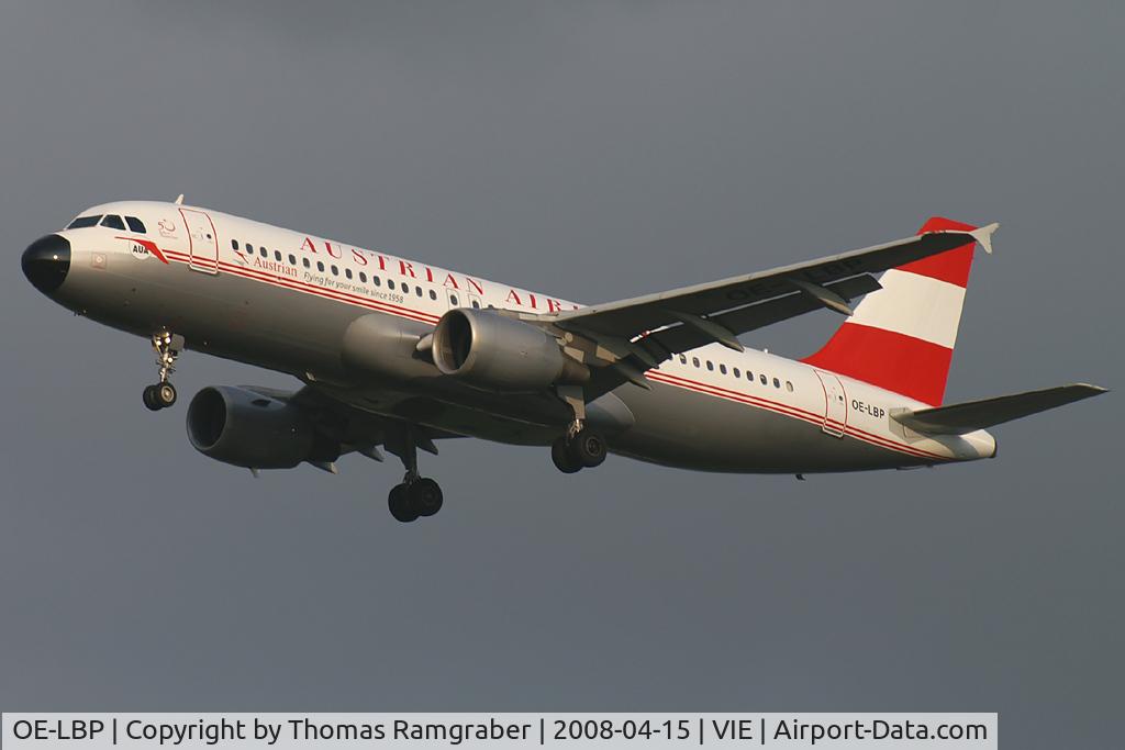 OE-LBP, 1998 Airbus A320-214 C/N 797, Austrian Airlines Airbus A320