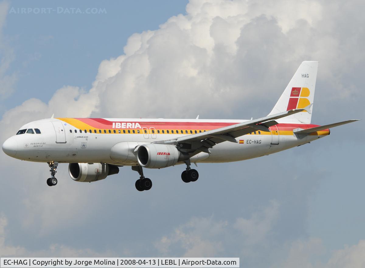 EC-HAG, 1999 Airbus A320-214 C/N 1059, 