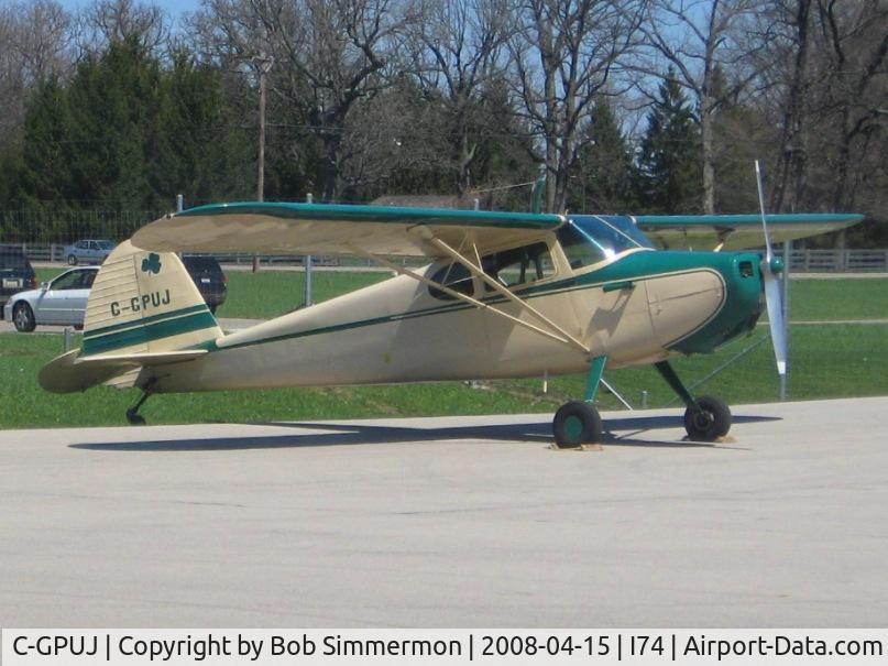 C-GPUJ, 1948 Cessna 170 C/N 18363, On the ramp at Urbana, OH