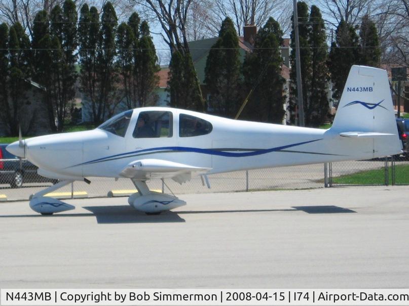 N443MB, 2007 Vans RV-10 C/N 40629, On the ramp at Urbana, OH