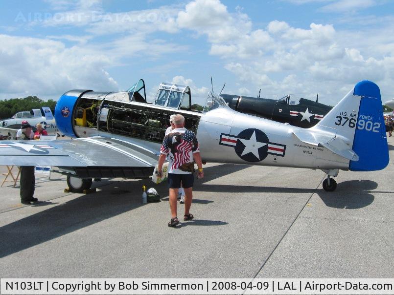 N103LT, 1943 North American SNJ-4 Texan C/N 88-12097, Sun N Fun 2008