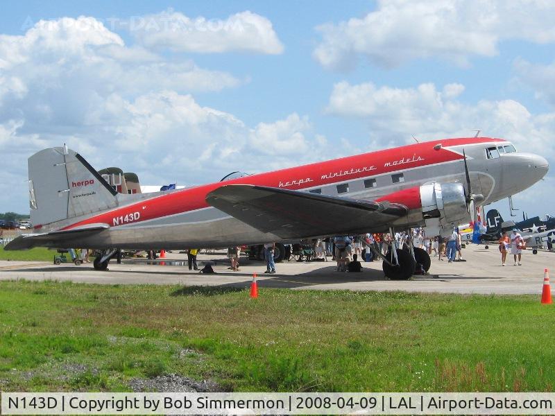 N143D, 1938 Douglas DC-3A-S4C4G C/N 2054, Sun N Fun 2008