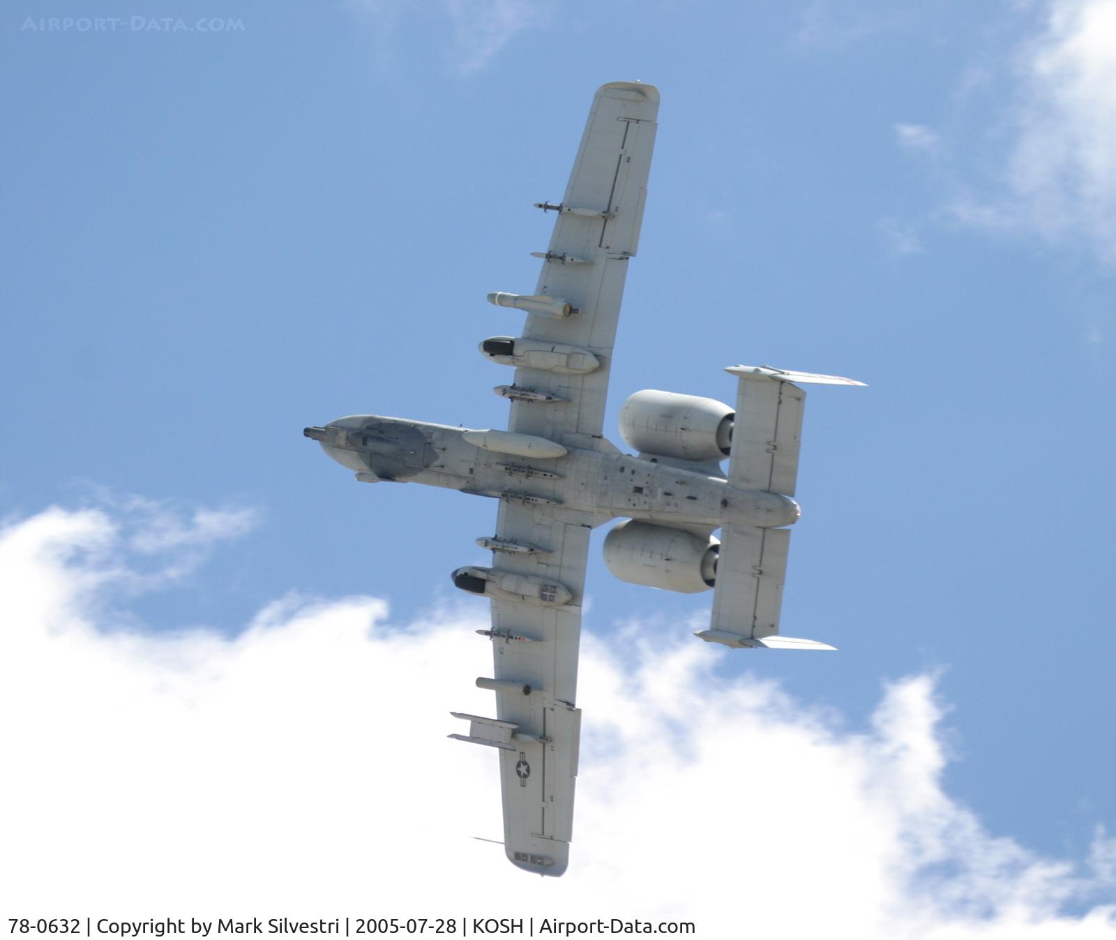 78-0632, 1978 Fairchild Republic A-10A Thunderbolt II C/N A10-0252, Oshkosh 2005