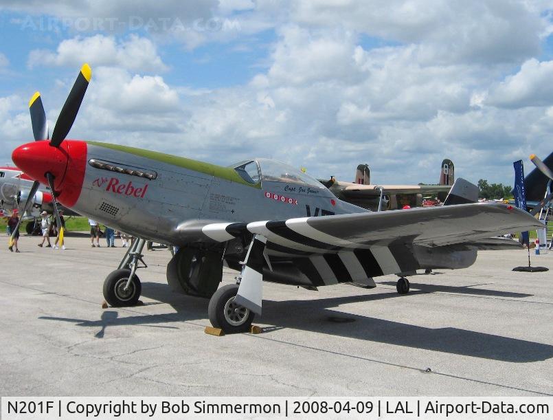 N201F, 1944 North American P-51D Mustang C/N 44-84933N, Sun N Fun 2008