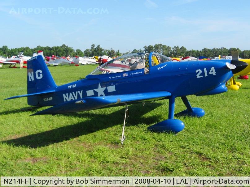 N214FF, Vans RV-8 C/N 80687, Sun N Fun 2008