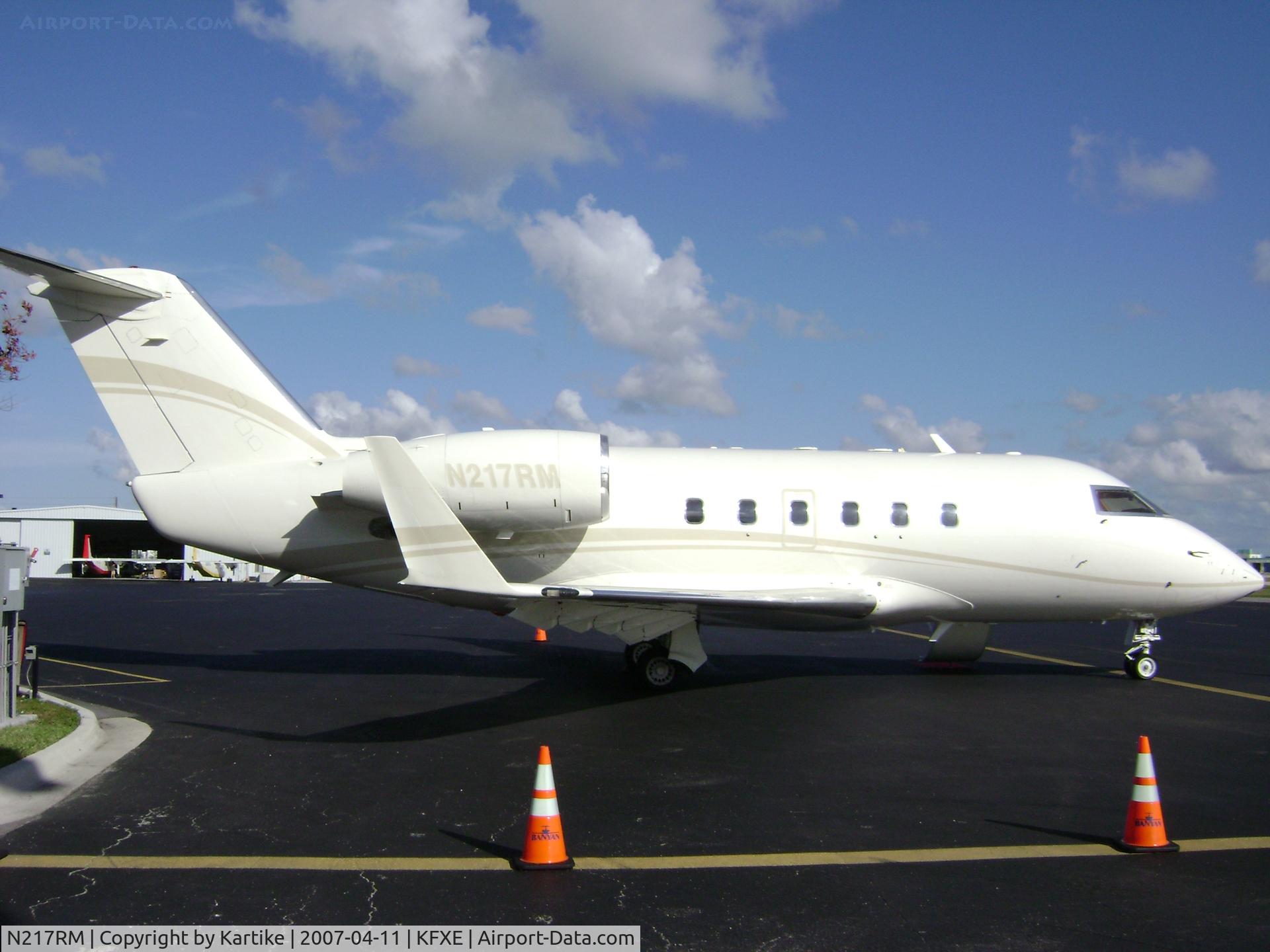 N217RM, 1982 Canadair Challenger 600S (CL-600-1A11) C/N 1054, At Banyan Air - Ft Lauderdale Exec.