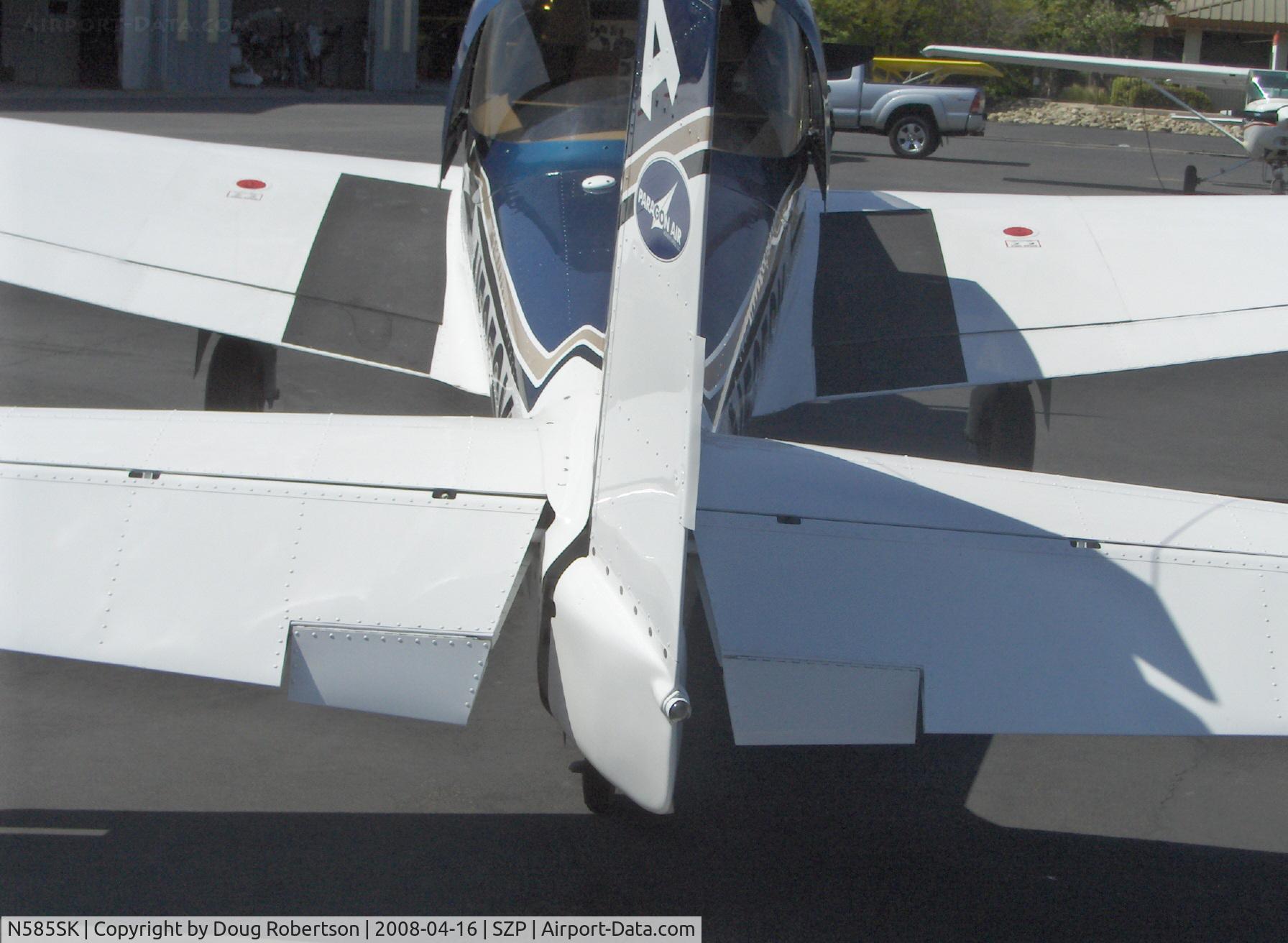 N585SK, 2003 Lanshe Aerospace Llc MAC-145B C/N 260013, 2003 Lanshe Aerospace LLC MAC-145B (Micco SP26A for Aerobatic), Lycoming IO-540 260 Hp, elevator trim