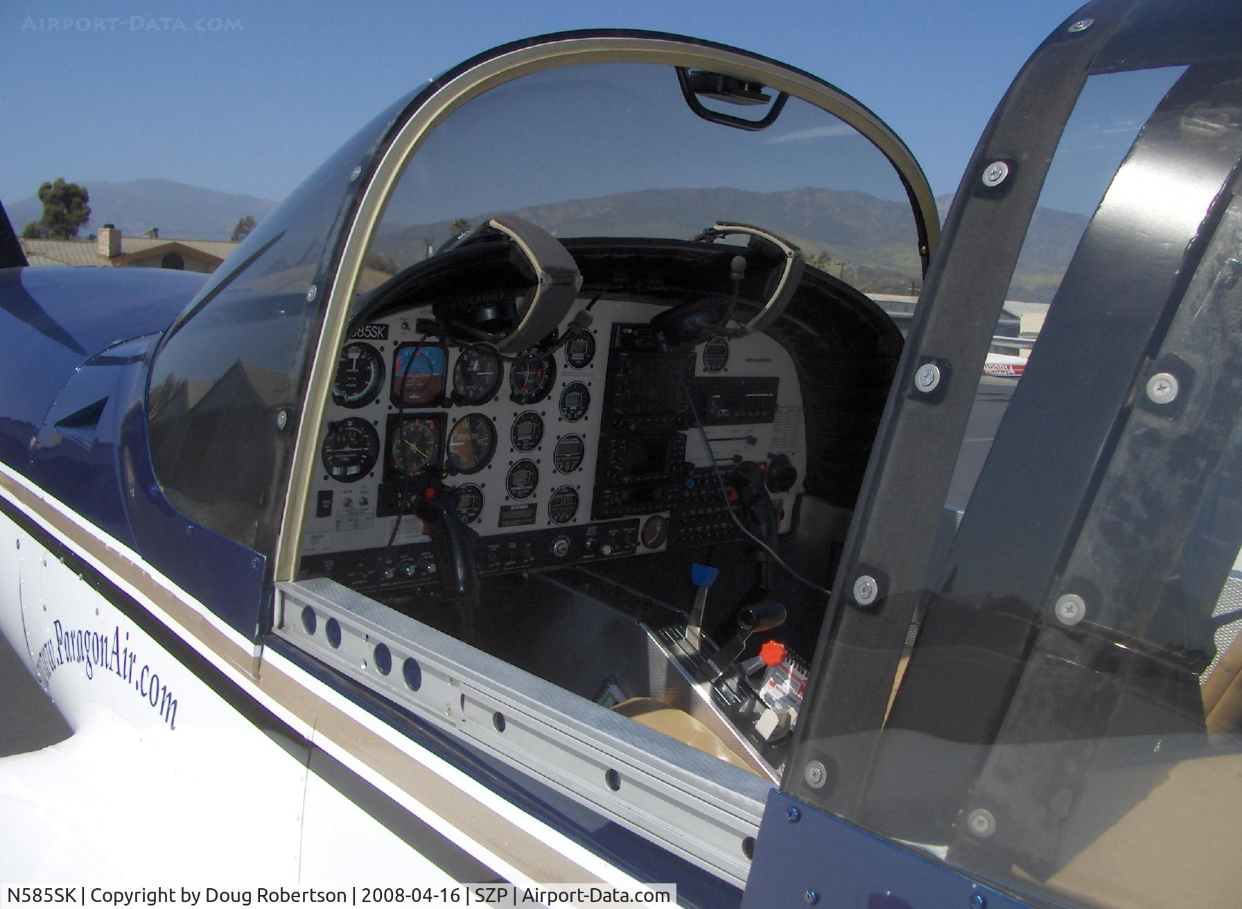 N585SK, 2003 Lanshe Aerospace Llc MAC-145B C/N 260013, 2003 Lanshe Aerospace LLC MAC-145B (Micco SP26A for Aerobatic), Lycoming IO-540-T4B5 260 Hp, good panel with partial glass panel