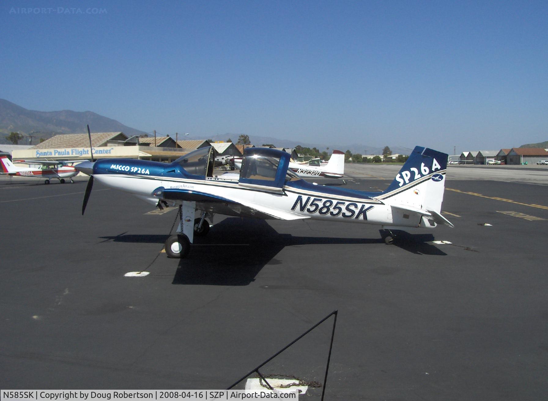 N585SK, 2003 Lanshe Aerospace Llc MAC-145B C/N 260013, 2003 Lanshe Aerospace LLC MAC-145B (Micco SP26A for Aerobatic), Lycoming IO-540-T4B5 260 Hp, a rare high-performance aircraft. VNE 195 kts-224 mph, VC 166 kts-191 mph. FAA Type Certificate 3A1, Rev. 13, and counting?