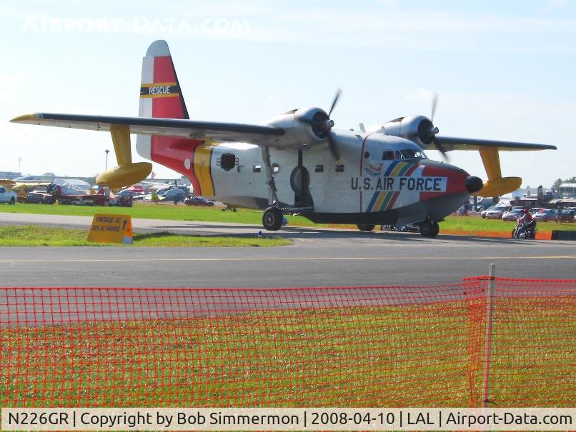 N226GR, 1954 Grumman HU-16E Albatross C/N G-359, Departing Sun N Fun 2008