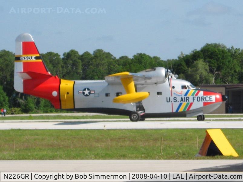 N226GR, 1954 Grumman HU-16E Albatross C/N G-359, Departing runway 9R, Sun N Fun 2008