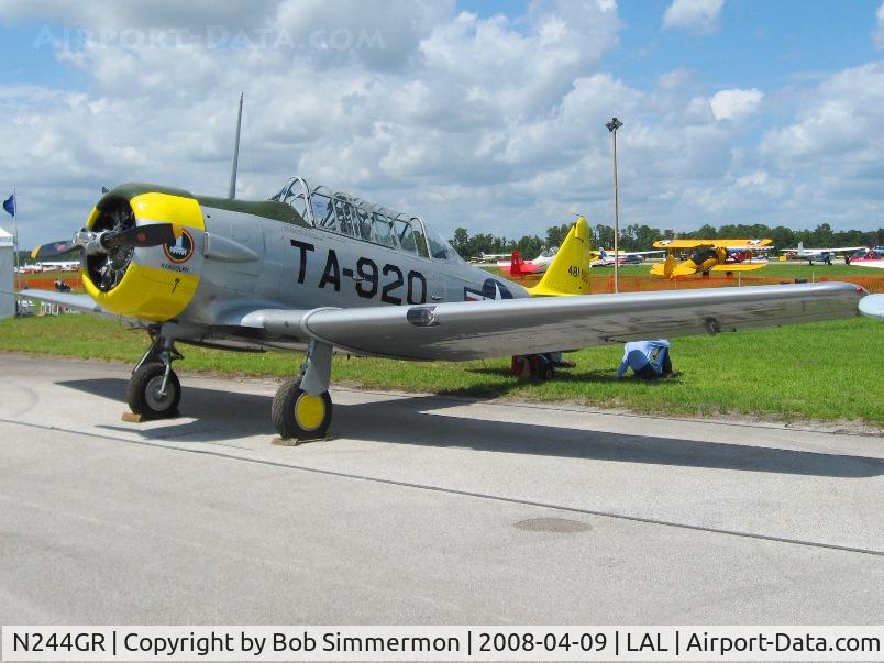 N244GR, 1944 North American AT-6F C/N 121-42642, Sun N Fun 2008