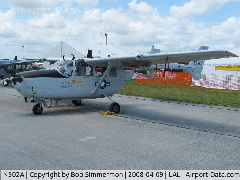 N502A, 1969 Cessna M337B (O-2A) Super Skymaster C/N 337M-0415 (69-7617), Sun N Fun 2008