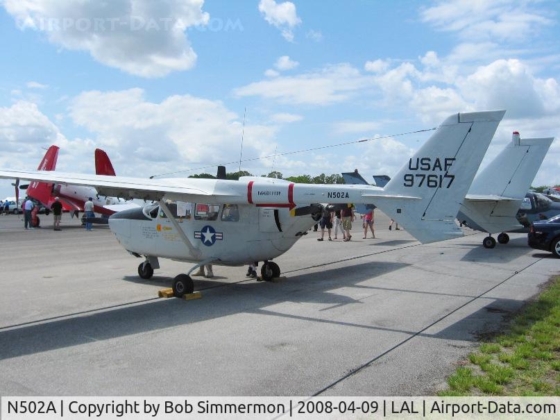 N502A, 1969 Cessna M337B (O-2A) Super Skymaster C/N 337M-0415 (69-7617), Sun N Fun 2008