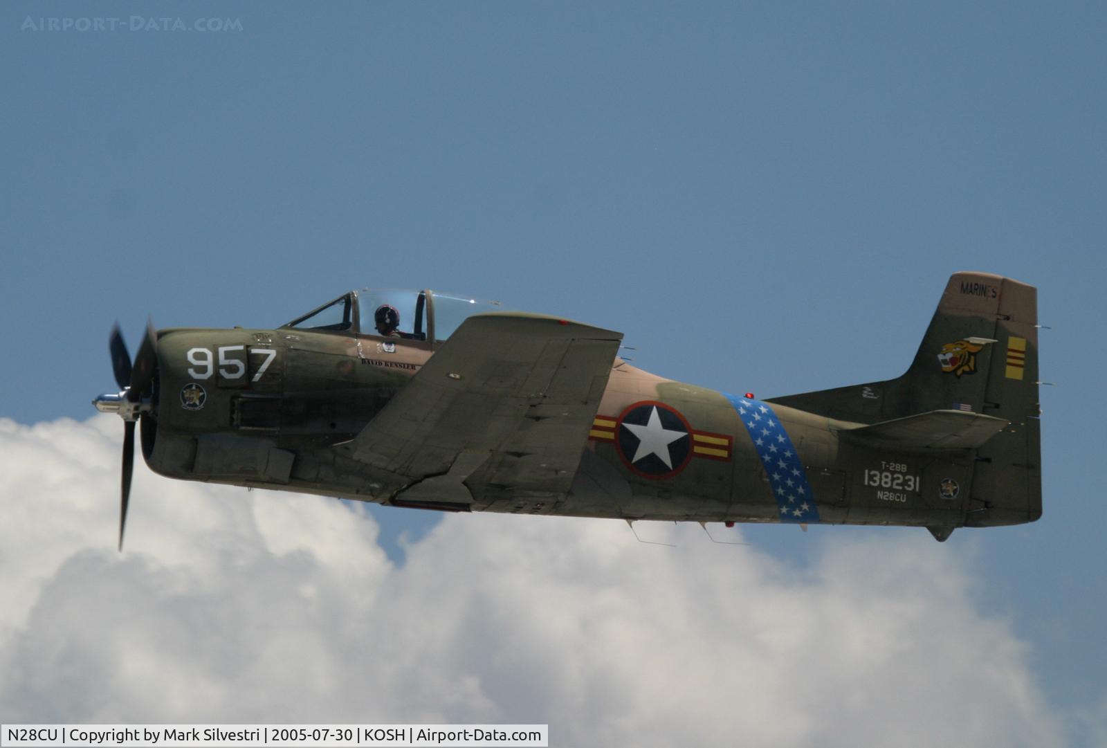 N28CU, 1956 North American T-28B C/N 200302, Oshkosh 2005