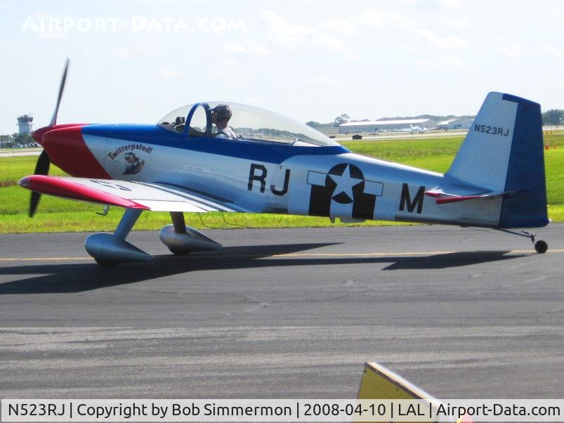 N523RJ, 2004 Vans RV-8 C/N 80027, Departing Sun N Fun 2008