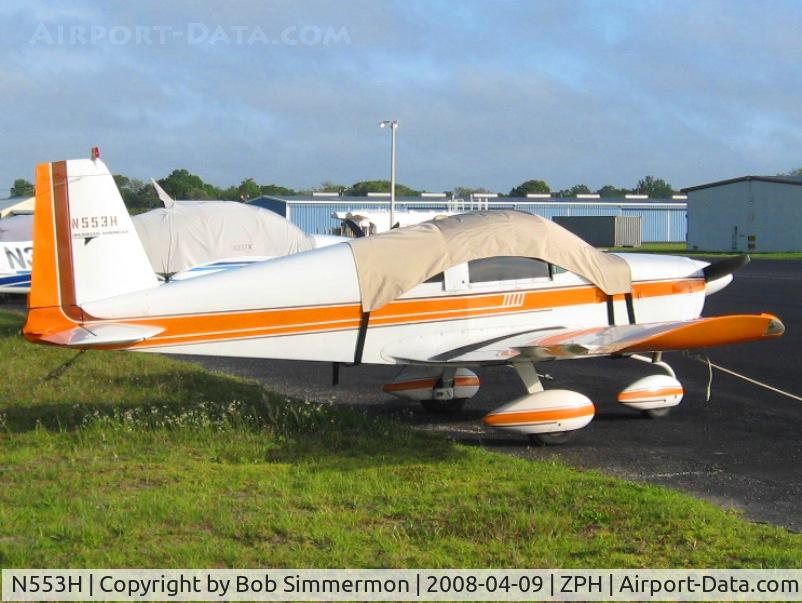 N553H, 1971 American Aviation AA-1A Trainer C/N AA1A-0295, On the ramp at Zephyrhills, FL