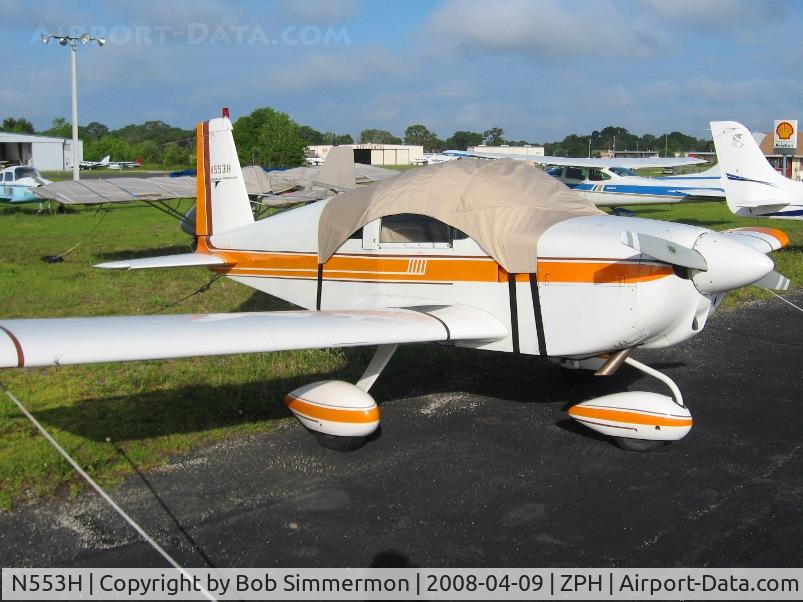 N553H, 1971 American Aviation AA-1A Trainer C/N AA1A-0295, On the ramp at Zephyrhills, FL