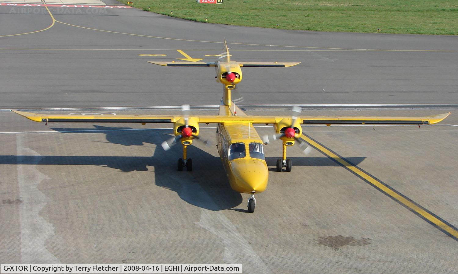G-XTOR, 1973 Britten-Norman BN-2A Mk.III-2 Trislander C/N 359, First Trislander I have seen for many a year