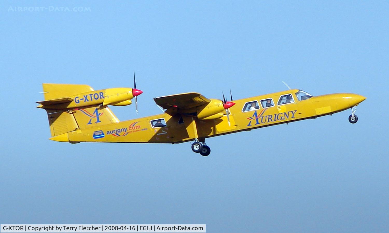 G-XTOR, 1973 Britten-Norman BN-2A Mk.III-2 Trislander C/N 359, The Trislander lifts off from Southampton on its journey back to Alderney