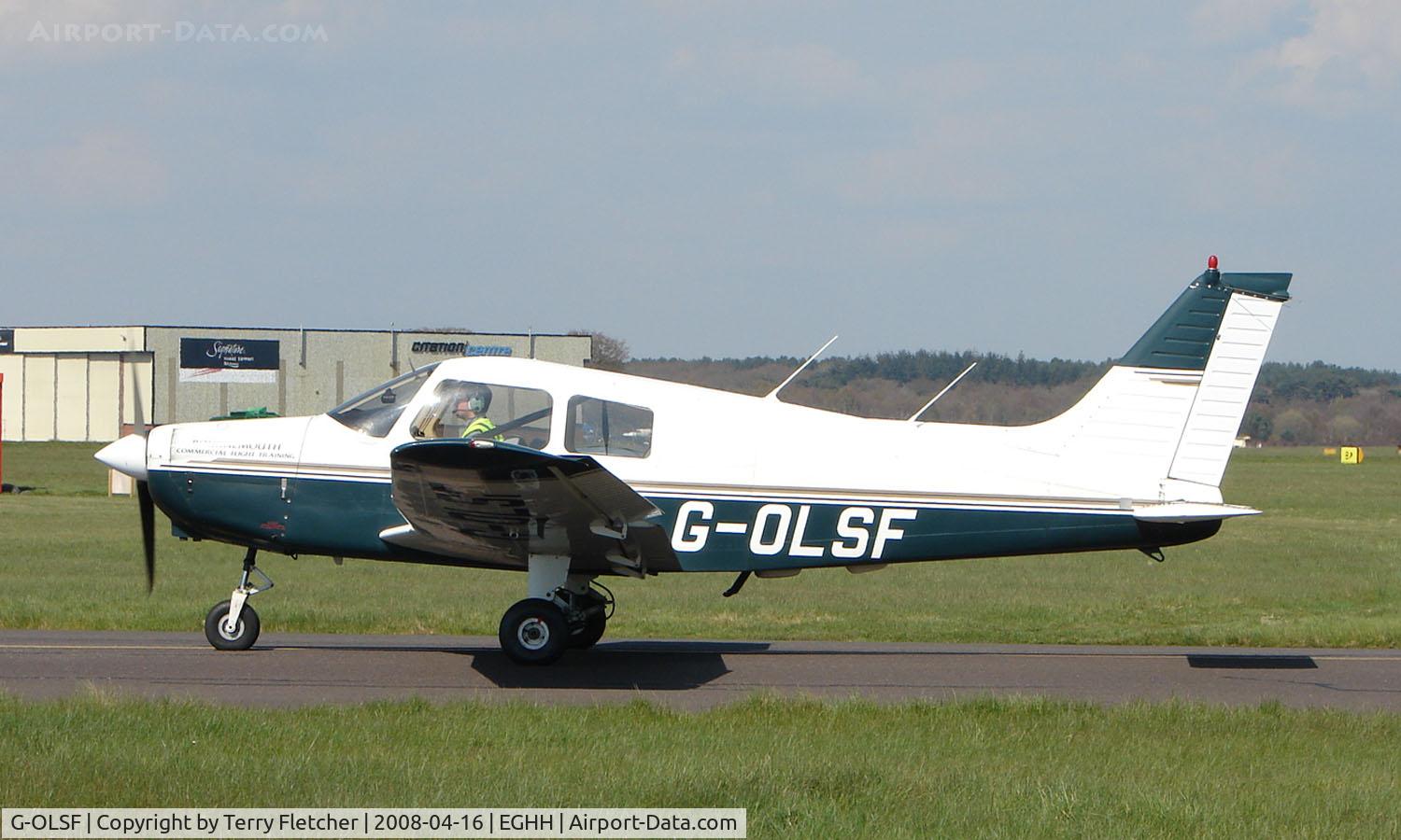 G-OLSF, 1989 Piper PA-28-161 Cadet C/N 2841284, Piper Pa-28-161 at Bournemouth