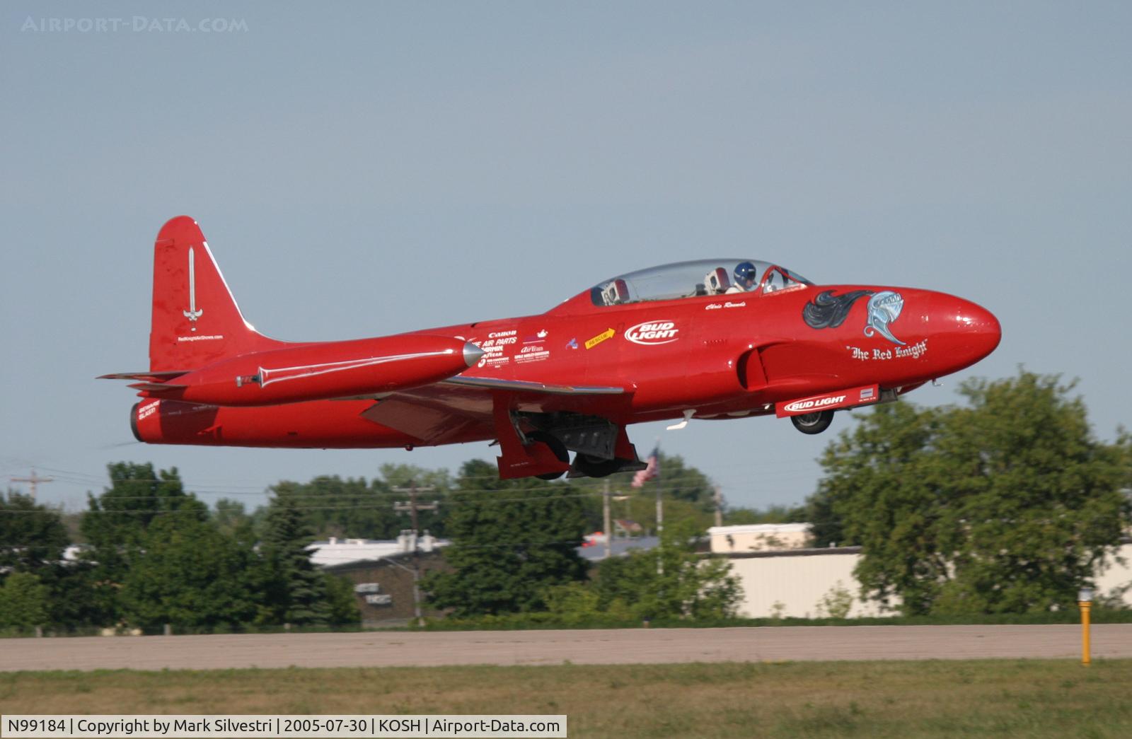N99184, 1955 Canadair T-33AN Silver Star 3 C/N T33-98, Oshkosh 2005