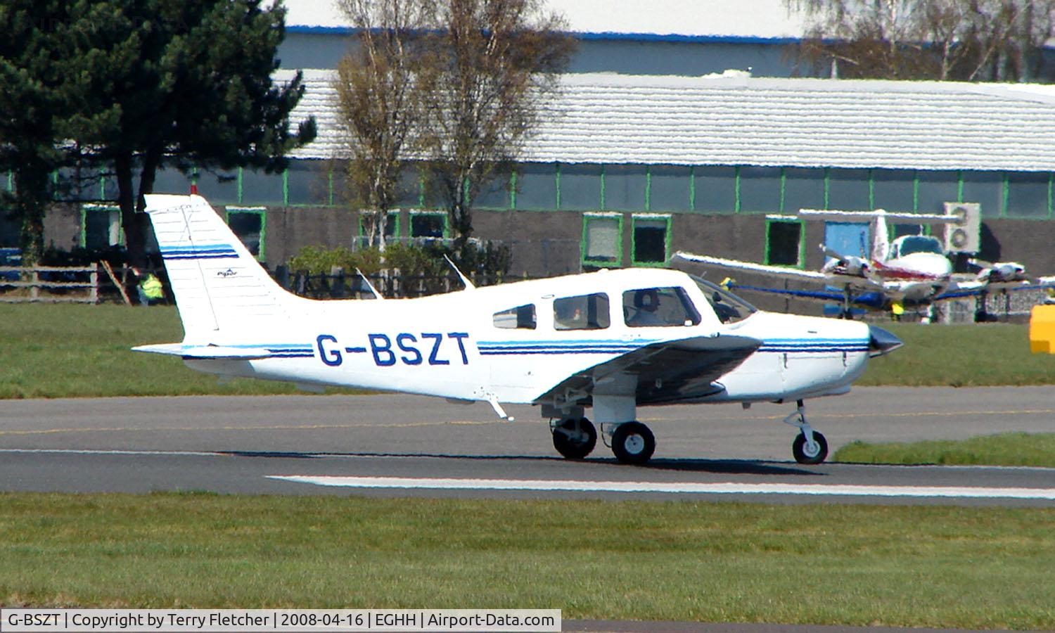 G-BSZT, 1981 Piper PA-28-161 Warrior II C/N 28-8116027, Piper Pa-28-161 at Bournemouth