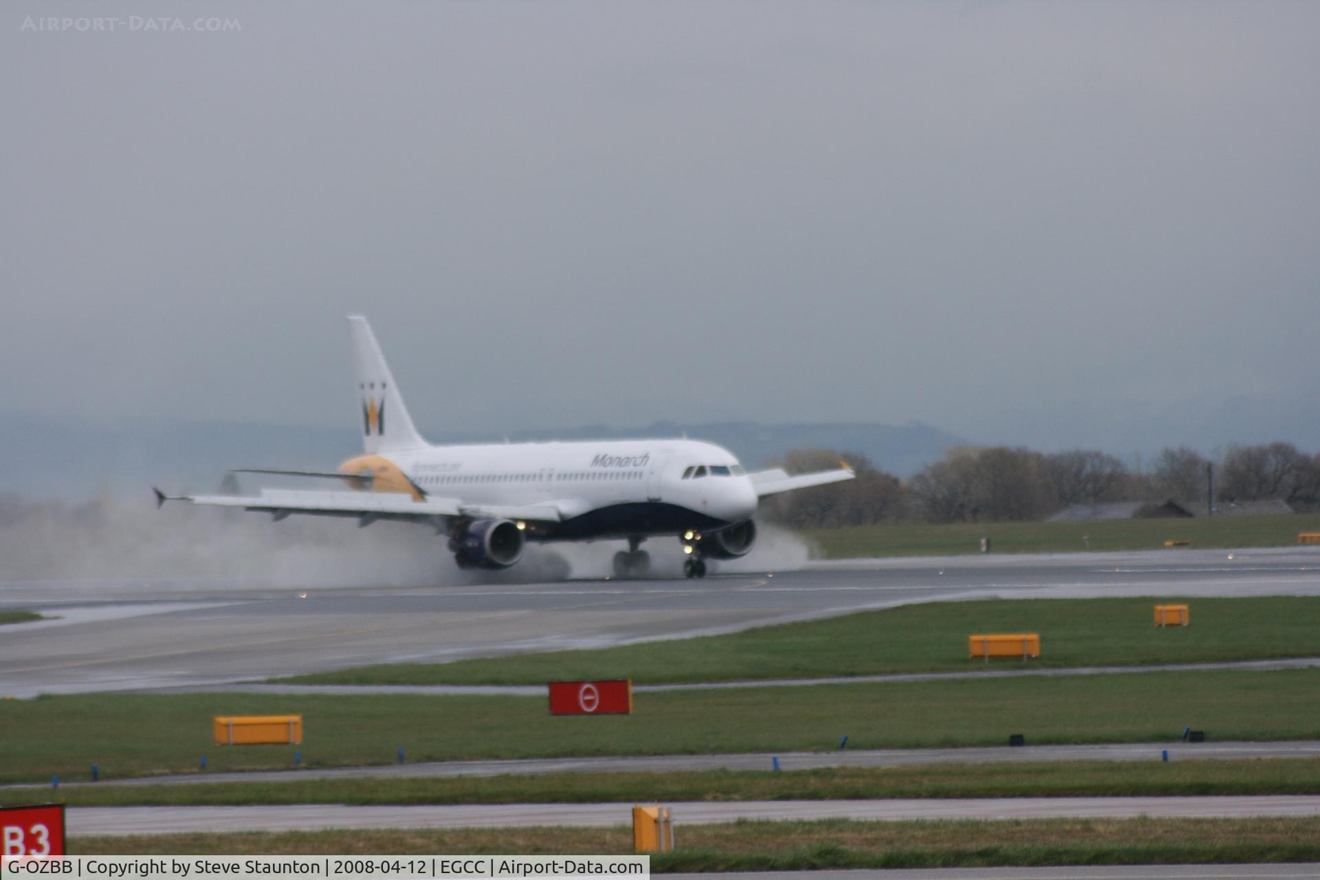 G-OZBB, 1994 Airbus A320-212 C/N 389, Taken at Manchester Airport on a typical showery April day