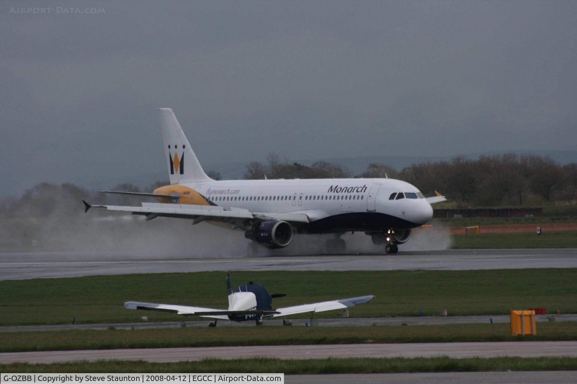 G-OZBB, 1994 Airbus A320-212 C/N 389, Taken at Manchester Airport on a typical showery April day
