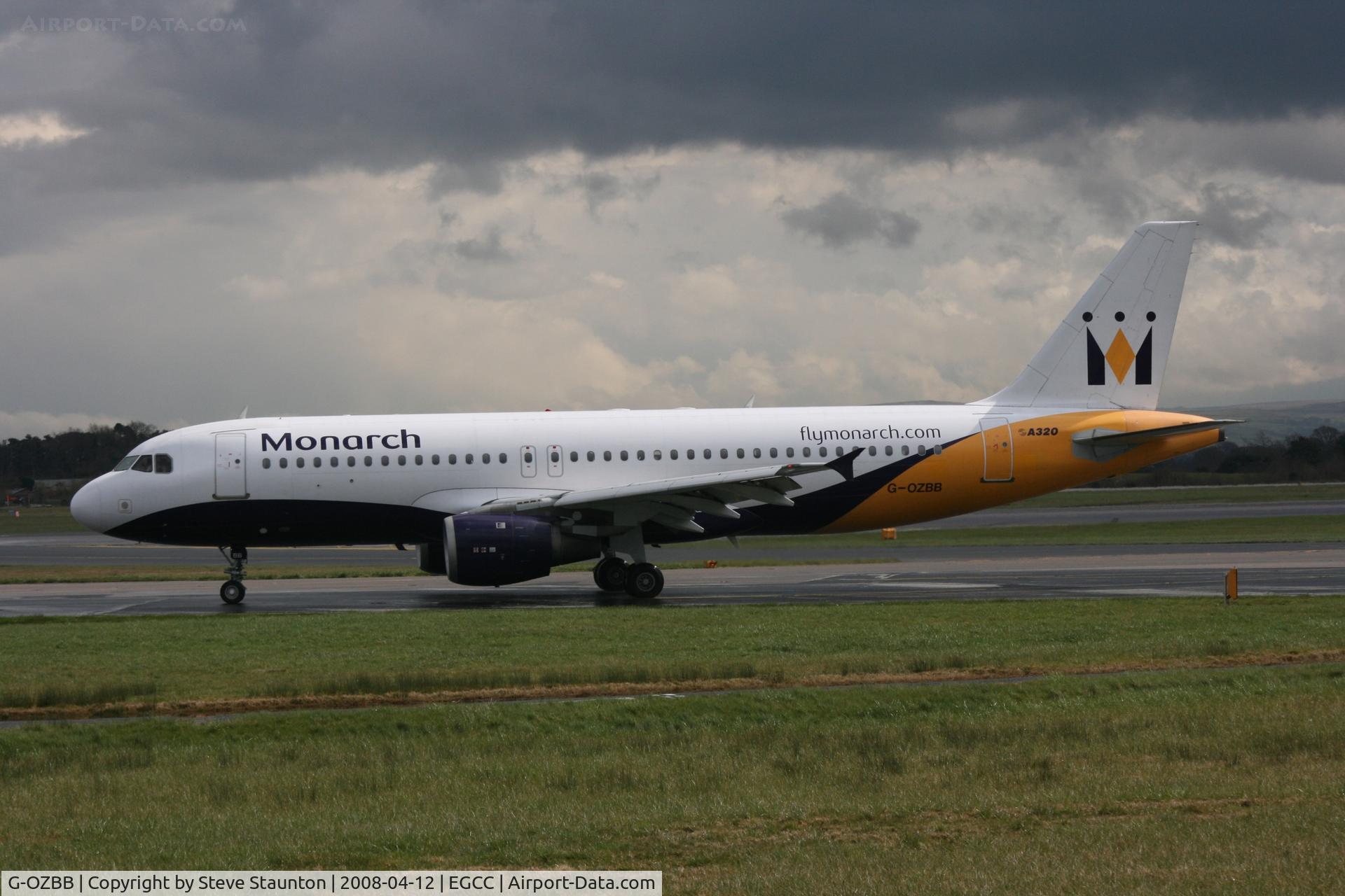 G-OZBB, 1994 Airbus A320-212 C/N 389, Taken at Manchester Airport on a typical showery April day