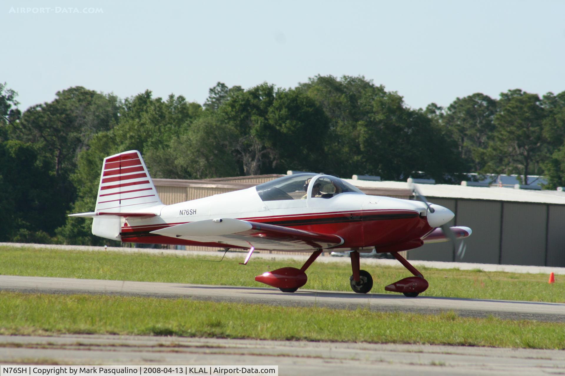 N76SH, 1995 Vans RV-6A C/N 22886, RV-6A