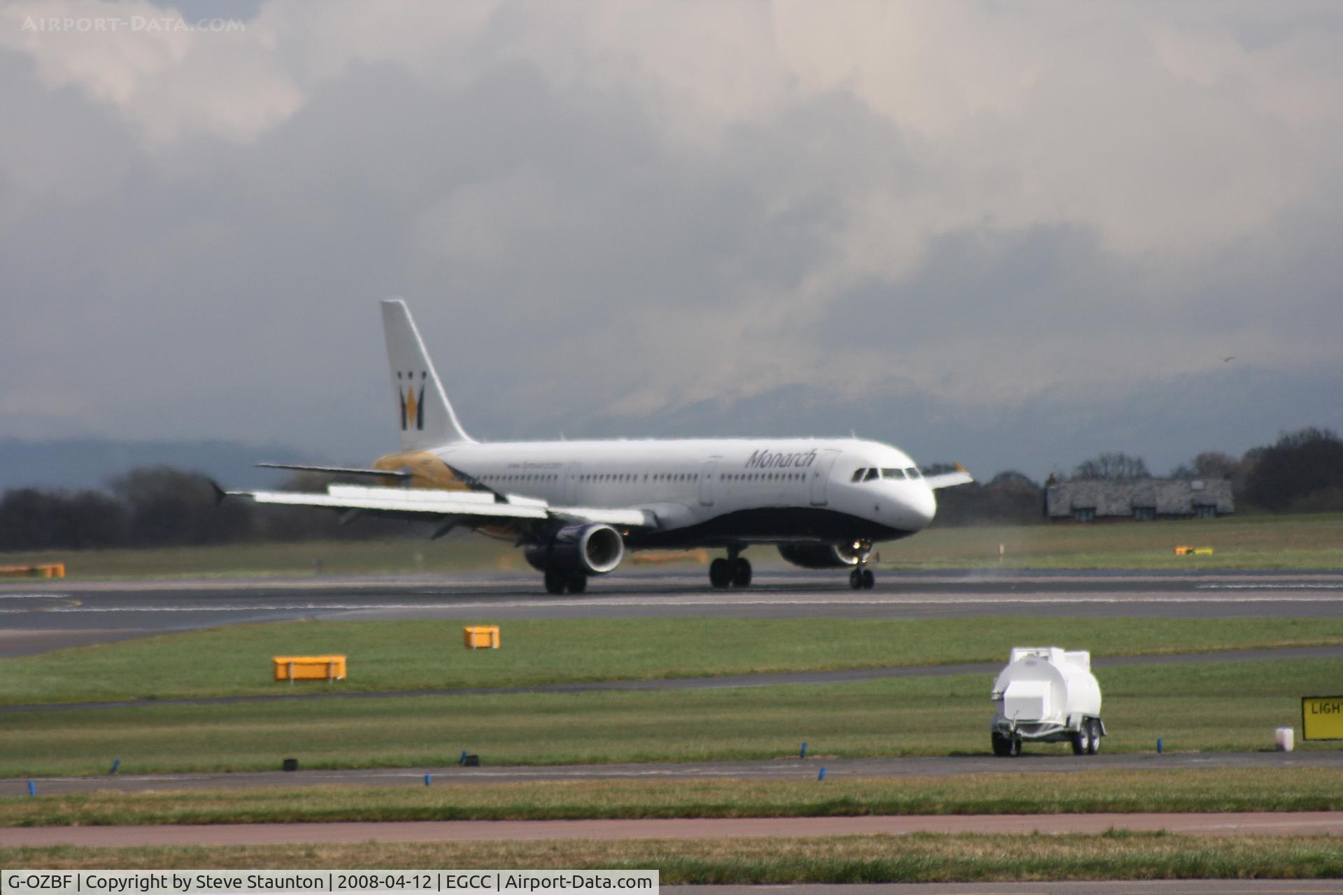 G-OZBF, 2002 Airbus A321-231 C/N 1763, Taken at Manchester Airport on a typical showery April day