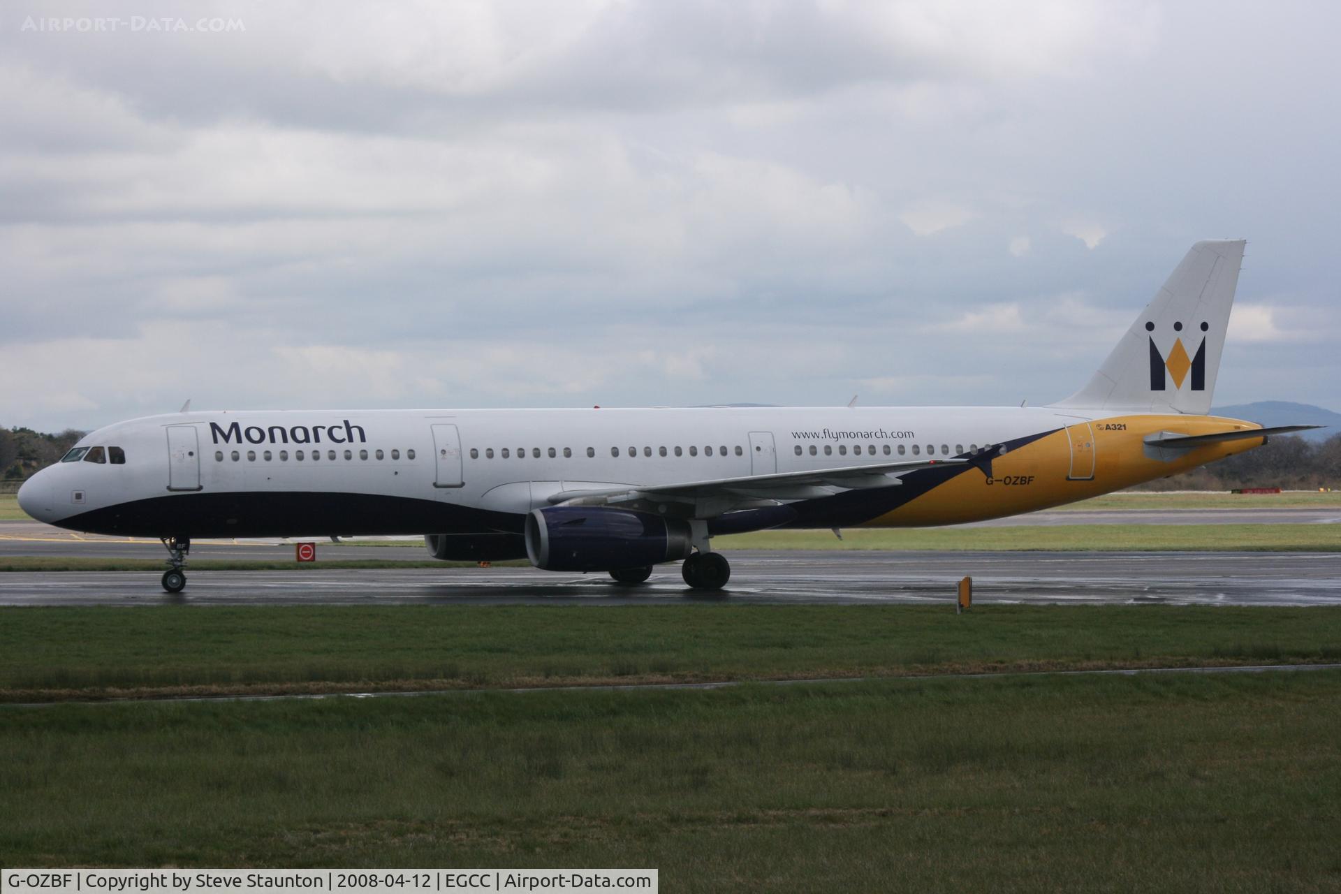 G-OZBF, 2002 Airbus A321-231 C/N 1763, Taken at Manchester Airport on a typical showery April day