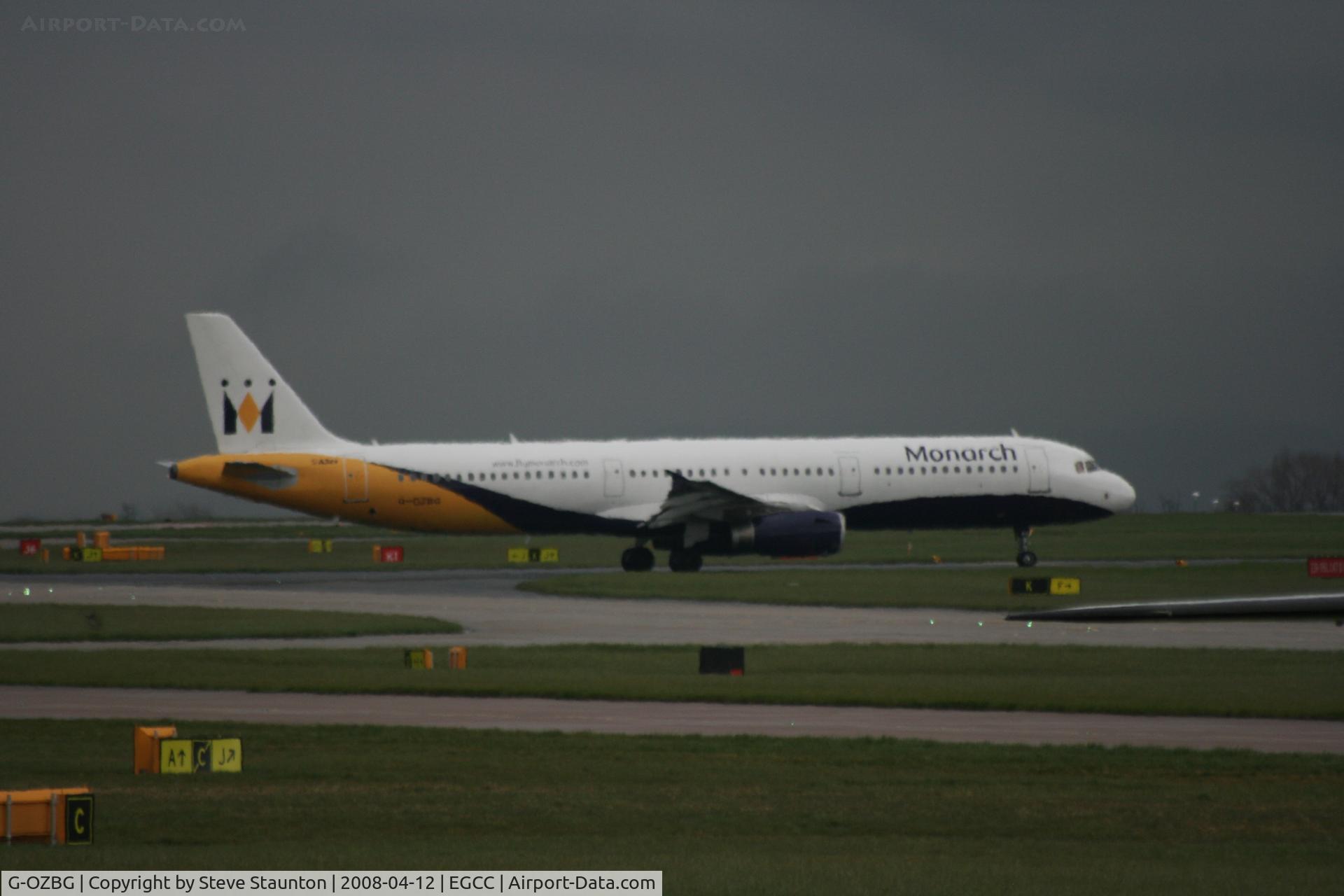 G-OZBG, 2003 Airbus A321-231 C/N 1941, Taken at Manchester Airport on a typical showery April day